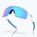 Occhiali da sole Oakley Resistor bianco lucido/zaffiro per bambini 5