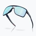 Occhiali da sole Oakley Castel matte trans blue/prizm deep water polarizzati 9