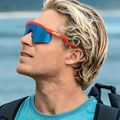 Occhiali da sole Oakley Hydra arancio neon/prisma zaffiro 12