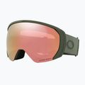 Occhiali da sci Oakley Flight Path L opachi in ferro forgiato/prizm oro rosa iridium