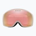 Oakley Flight Tracker M opaco b1b cool grey/prizm rose gold iridium occhiali da sci 2