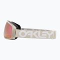 Oakley Flight Tracker M opaco b1b cool grey/prizm rose gold iridium occhiali da sci 4