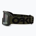 Oakley Line Miner L matte b1b dark brush/prizm sage gold iridium occhiali da sci 4