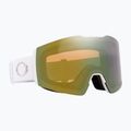 Occhiali da sci Oakley Fall Line M bianco leopardato/prizmato salvia oro iridium