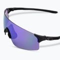 Occhiali da sole Oakley Evzero Blades nero opaco/viola Prizm 5