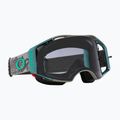 Occhiali da ciclismo Oakley Airbrake MTB tld verde tattico/grigio chiaro