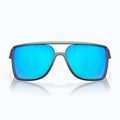 Occhiali da sole Oakley Castel argento opaco/blu colorshift/prizm sapphire 2