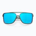 Occhiali da sole Oakley Castel argento opaco/blu colorshift/prizm sapphire 5