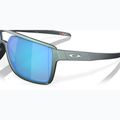 Occhiali da sole Oakley Castel argento opaco/blu colorshift/prizm sapphire 6
