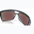 Occhiali da sole Oakley Castel argento opaco/blu colorshift/prizm sapphire 7