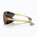 Occhiali da sole Oakley Clifden rosso opaco oro colorshift/prizm bronzo 3
