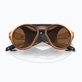Occhiali da sole Oakley Clifden rosso opaco oro colorshift/prizm bronzo 5