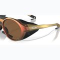Occhiali da sole Oakley Clifden rosso opaco oro colorshift/prizm bronzo 6