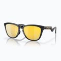 Occhiali da sole Oakley Frogskins Hybrid nero opaco/prizm 24k fleece