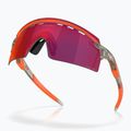 Oakley Encoder Strike Vented occhiali da sole da strada grigio opaco/prizm 4