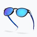 Occhiali da sole Oakley Latch nero opaco/ zaffiro Prizm 5