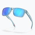 Occhiali da sole per bambini Oakley Holbrook XXS trasparente stonewash/prism sapphire 4