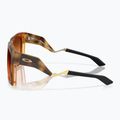 Occhiali da sole Oakley Enigma Ink tartaruga marrone lucida/prisma marrone sfumato 3