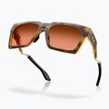 Occhiali da sole Oakley Enigma Ink tartaruga marrone lucida/prisma marrone sfumato 4