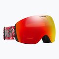 Maschera da sci Oakley Flight Deck L Red Eddie/Prizm Snow Torch Iridium