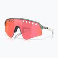 Occhiali da sole Oakley Sutro Lite Sweep argento opaco/blu colorshift/prizm trail torch