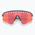 Occhiali da sole Oakley Sutro Lite Sweep argento opaco/blu colorshift/prizm trail torch 3