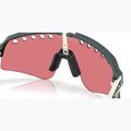 Occhiali da sole Oakley Sutro Lite Sweep argento opaco/blu colorshift/prizm trail torch 7