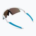 Occhiali da sole per bambini Oakley Resistor Sweep bianco lucido/prisma zaffiro 2