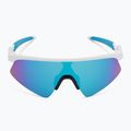Occhiali da sole per bambini Oakley Resistor Sweep bianco lucido/prisma zaffiro 3