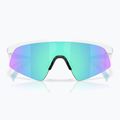 Occhiali da sole per bambini Oakley Resistor Sweep bianco lucido/prisma zaffiro 2