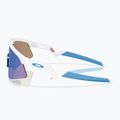 Occhiali da sole per bambini Oakley Resistor Sweep bianco lucido/prisma zaffiro 5