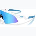 Occhiali da sole per bambini Oakley Resistor Sweep bianco lucido/prisma zaffiro 6