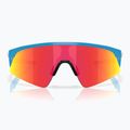 Occhiali da sole Oakley Resistor Sweep per bambini blu cielo lucido/rubino Prizm 2