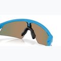 Occhiali da sole Oakley Resistor Sweep per bambini blu cielo lucido/rubino Prizm 7