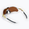 Occhiali da sole Oakley Radar Plate bianco lucido/prizm 24k polarizzati 2