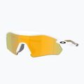 Occhiali da sole Oakley Radar Plate bianco lucido/prizm 24k polarizzati