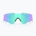 Occhiali da sole Oakley Cybr Zero bianco lucido/prisma zaffiro