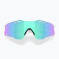 Occhiali da sole Oakley Cybr Zero bianco lucido/prisma zaffiro 2