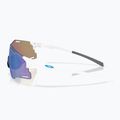 Occhiali da sole Oakley Cybr Zero bianco lucido/prisma zaffiro 5