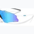 Occhiali da sole Oakley Cybr Zero bianco lucido/prisma zaffiro 6
