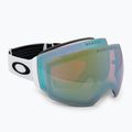 Maschera da sci Oakley Flight Deck Pro M Matte White/Prizm Sapphire/Prizm Sage go