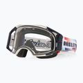 Occhiali da ciclismo Oakley Airbrake MTB Troy Lee Designs ice white/clear