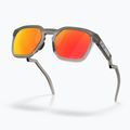 Occhiali da sole Oakley HSTN SQ matte grey smoke 4