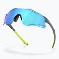 Occhiali da sole Oakley Cybr Zero matte carbon/prizm sapphire with uranium ink 4