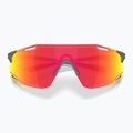 Occhiali da sole Oakley Cybr Dyno matte crystal black/prizm ruby with pink ink 3
