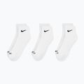 Calzini Nike Everyday Plus Cushioned Ankle 3 paia white/black