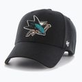 47 Brand NHL San Jose Sharks Cappello da baseball MVP nero