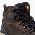 Columbia Newton Ridge Plus II Wp stivali da trekking da uomo in cordovan/squash 8