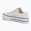 Sneakers da donna Converse Chuck Taylor All Star Lift Low optical white 3