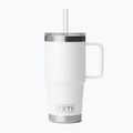 Borraccia termica YETI Rambler Straw 739 ml white